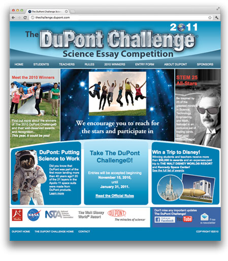 the dupont challenge science essay competition
